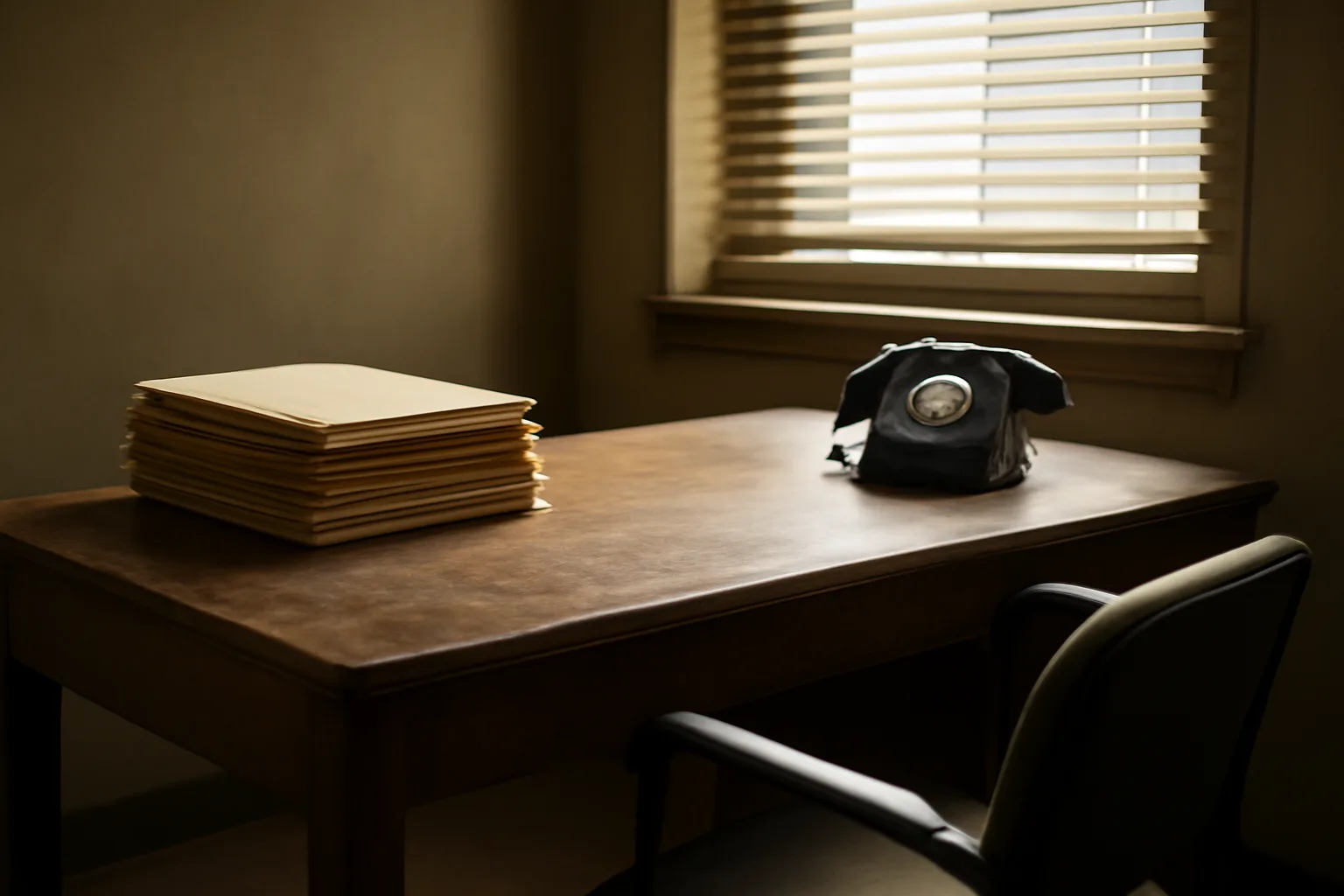 Regional government office desk representing an alcoholic beverage control district office