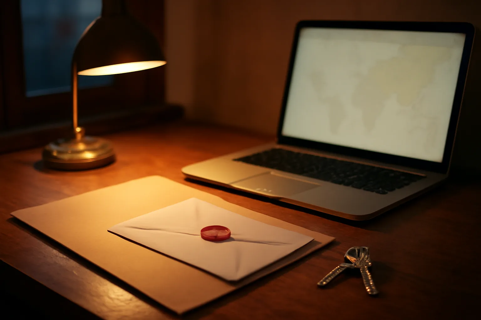 Desk with lease paperwork and keys representing the liquor license application process